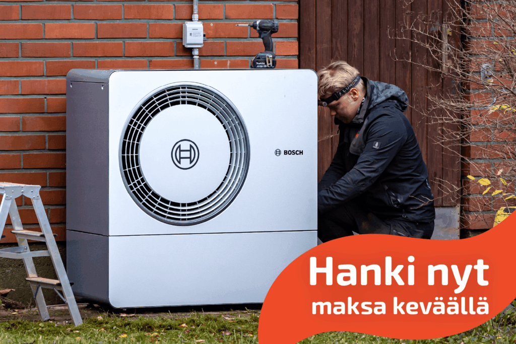 Kun hankit laitteiston ja asennuksen nyt, joustavan rahoituksen ansiosta ensimmäinen maksuerä tulee maksettavaksi vasta 6 kuukauden kuluttua.