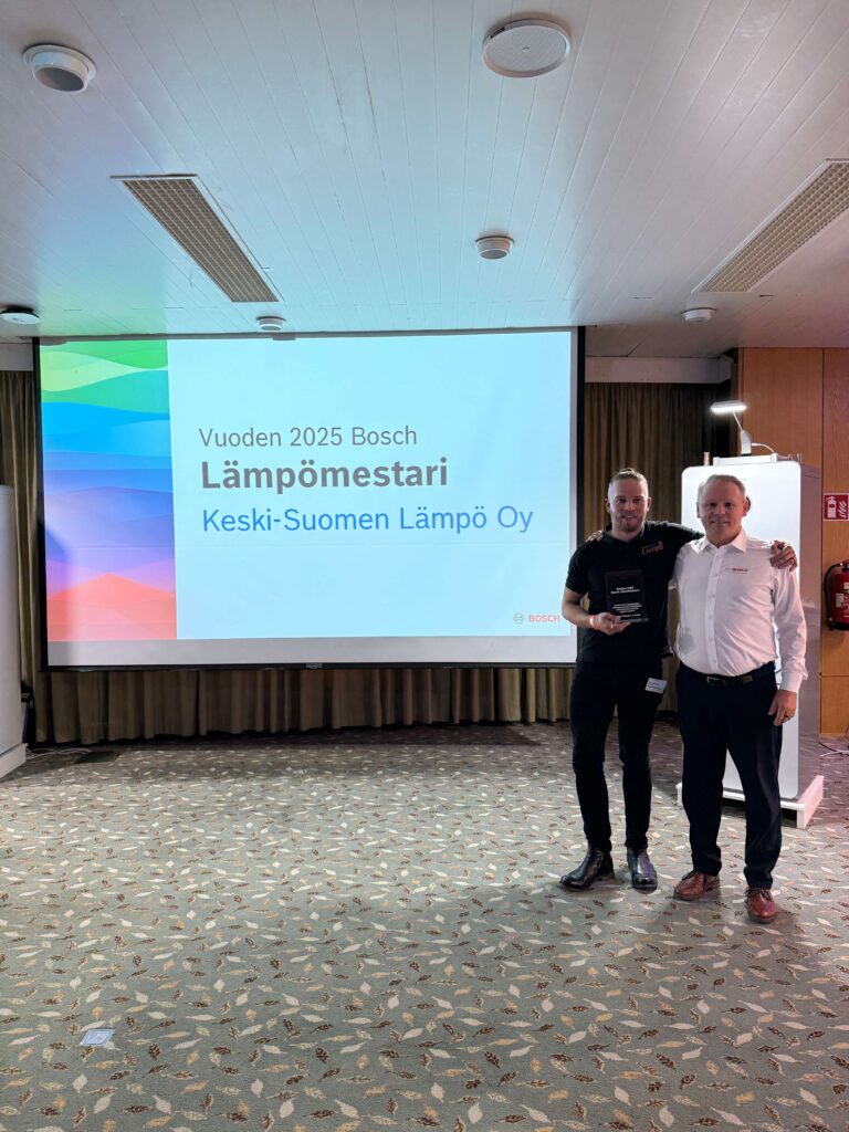 Lämpömestari 2025 palkinnon jako.